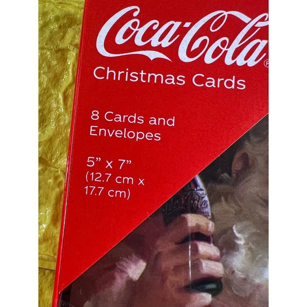 New Coca-Cola Christmas Cards Boxed Set Good Boys Girls